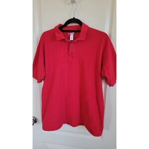 Anvil Red Polo 100% ring spun cotton